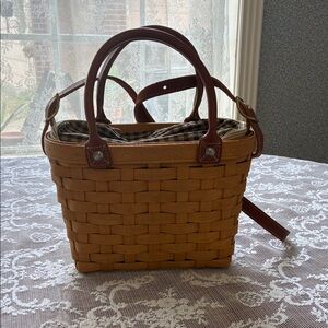 Longaberger Boardwalk Basket Purse